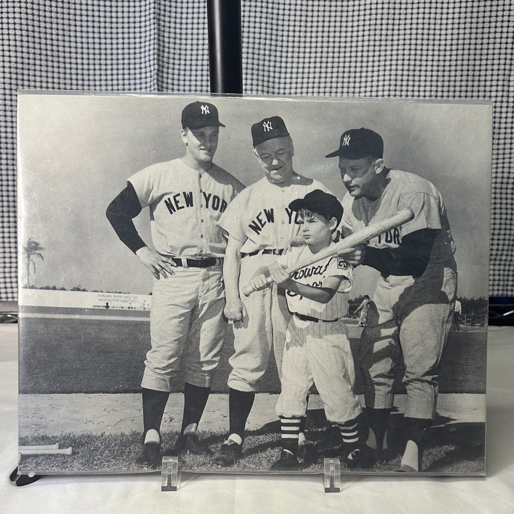 Vintage New York Yankees ( Mickey Mantle) “ Safe at Home” Photo